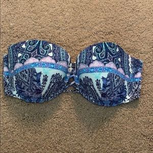 Blue/purple paisley VS bikini top